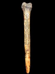 Cassowary Bone Dagger/Spatula, Sepik River &ndash; 25-16